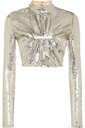 Paco rabanne Lvr Exclusive Top De Jersey Con Lentejuelas
