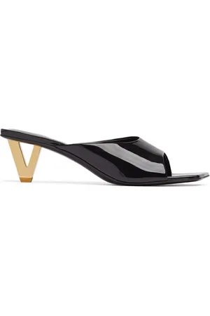 VERSACE Zapatos Mules De Charol 55mm