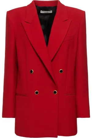 Alessandra Rich Blazer Cruzado De Lana