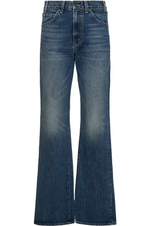 NILI LOTAN Jeans De Algodón Con Cintura Alta