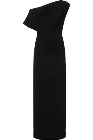 St Agni Vestido Largo Asimétrico Con Hombros Descubiertos