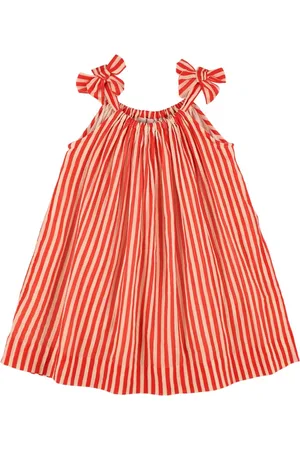 BONPOINT Vestido De Muselina De Algodón Estampado