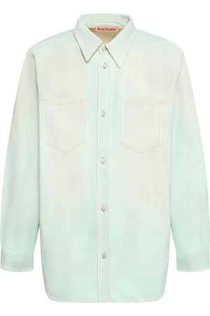 Acne Studios Camisa De Denim Glow-in-the-dark