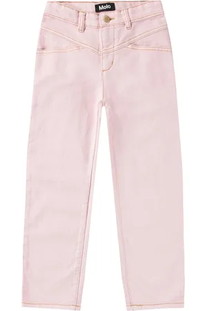 Molo Pantalones De Denim De Algodón