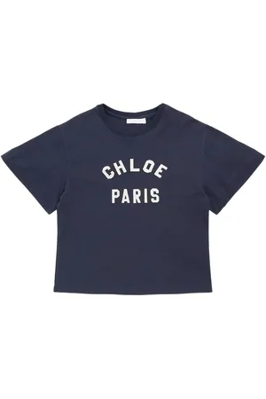 Chloé Camiseta De Algodón Bordada