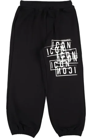 Dsquared2 Pantalones Deportivos De Algodón Con Estampado