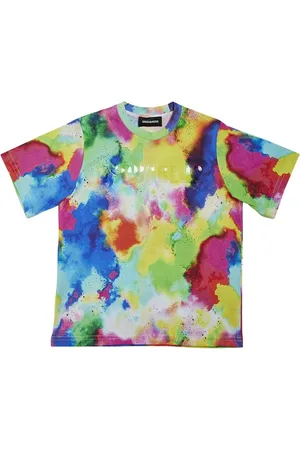 Dsquared2 Camiseta De Jersey De Algodón Tie Dye