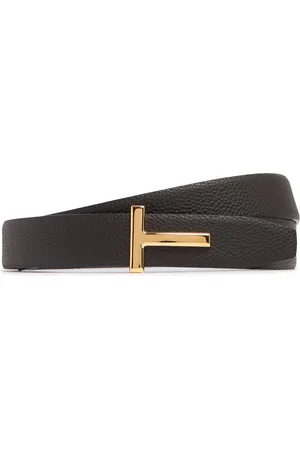 Tom Ford Cinturón Reversible De Piel De Grano 3cm