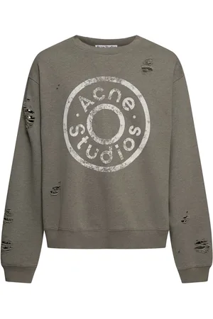 Acne Studios Sudadera De Algodón Con Logo