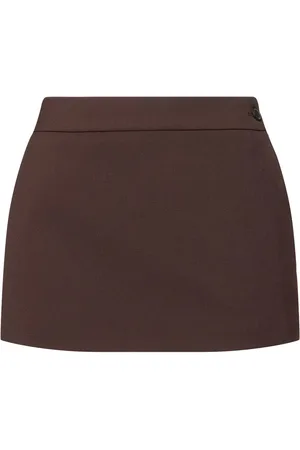 WARDROBE.NYC Minifalda De Lana