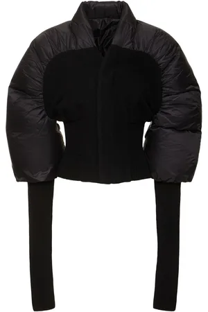 Rick Owens Chaqueta De Plumas De Lana