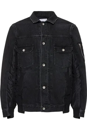 SACAI Chaqueta Sarga De Denim Y Nylon