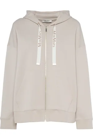 Max Mara Sudadera De Algodón Con Cremallera