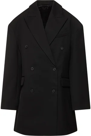 WARDROBE.NYC Abrigo Oversize Cruzado De Lana