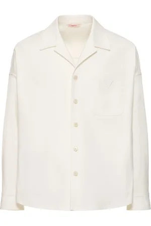 VALENTINO Chaqueta De Lona De Algodón Stretch