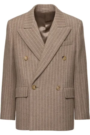 Burberry Blazer Cruzado Con Solapa De Pico