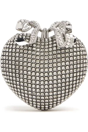 Self-Portrait Clutch Crystal Heart