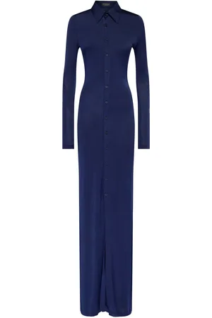 Balenciaga Vestido Largo De Jersey Stretch