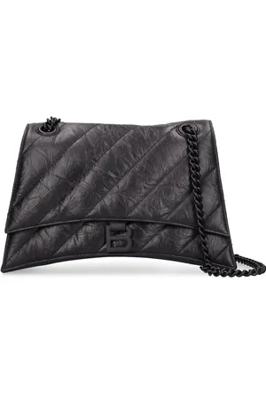Balenciaga Bolso Mediano Crush De Piel Pespunteada