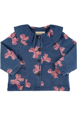 Konges Sløjd Chaqueta De Denim De Algodón Estampada