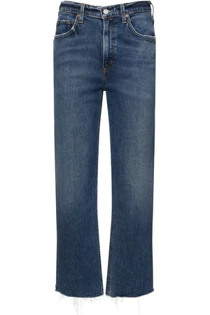 AGOLDE Jeans Rectos Con Cintura Alta