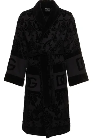 Dolce & Gabbana Albornoz De Algodón De Rizo