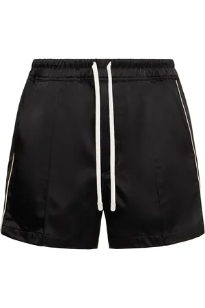 Tom Ford Shorts De Satén Con Ribetes