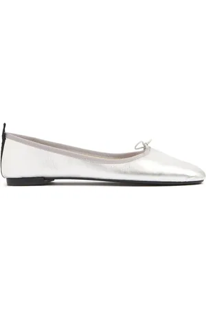 Repetto Zapatos Planos De Piel Metalizada 5mm