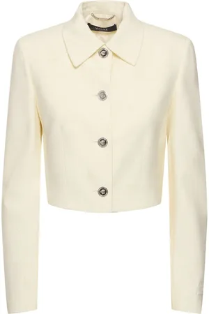 VERSACE Chaqueta De Viscosa Y Seda