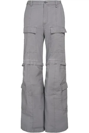 Balenciaga Pantalones Cargo De Algodón