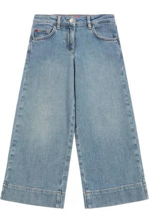 Max&Co. Jeans Anchos De Denim De Algodón