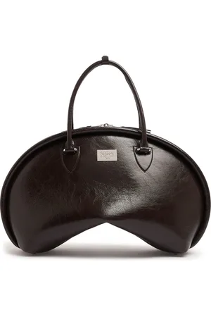Acne Studios Bolso Bowlina De Piel Brillante
