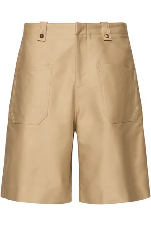 Alexander McQueen Shorts De Algodón
