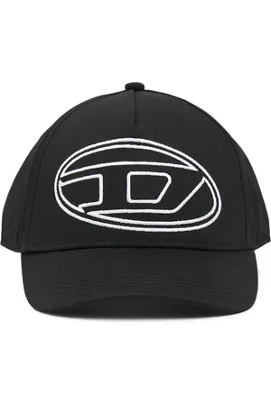 Diesel Gorra De Lona De Algodón Con Logo