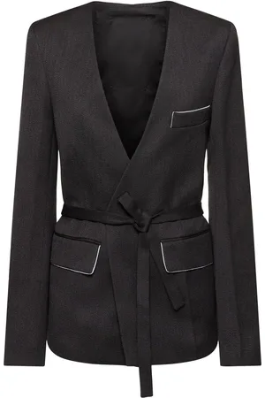 Victoria Beckham Blazer De Lana Sin Cuello