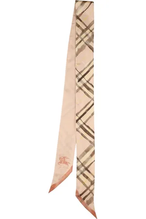 Burberry Pañuelo De Seda Estampado