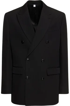 Burberry Blazer Cruzado De Lana