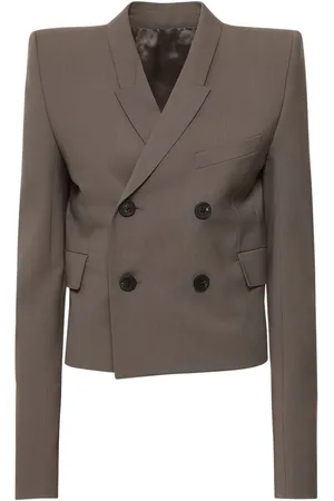 Rick Owens Chaqueta Corta De Lana