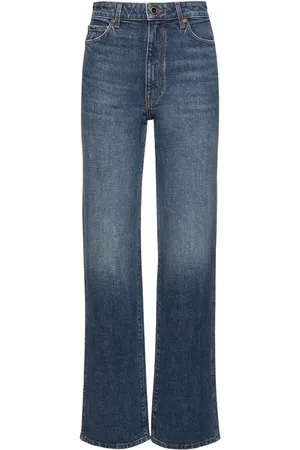 Khaite Jeans Rectos Con Cintura Alta