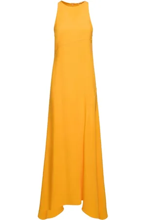 Jil Sander Vestido Largo De Viscosa