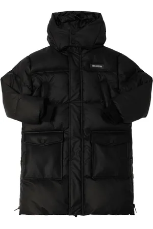 Karl Lagerfeld Parka Acolchada De Nylon Con Capucha