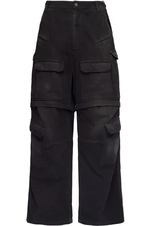Balenciaga Pantalones Cargo De Algodón
