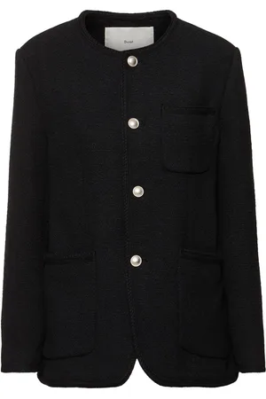 DUNST Chaqueta Oversize De Tweed Sin Cuello