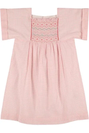 BONPOINT Vestido De Algodón Estampado