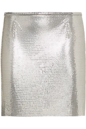 Paco rabanne Minifalda De Malla