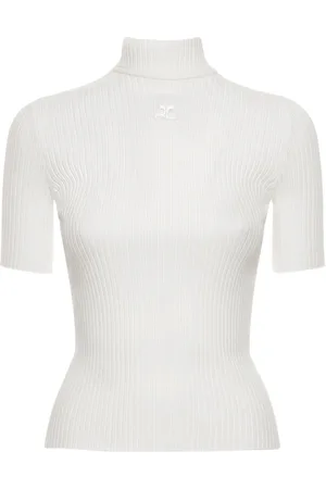 Courrèges Top De Punto De Viscosa
