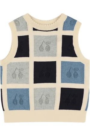 BONPOINT Chaleco De Punto De Algodón Y Cashmere