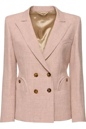 Blazé Milano Blazer De Lana Y Lino