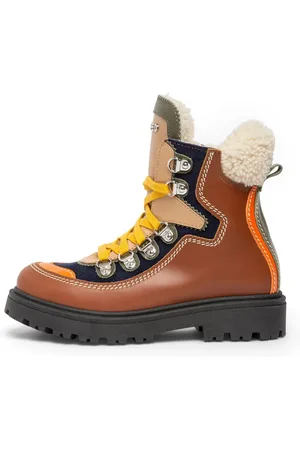 Dsquared2 Botas De Nieve De Piel Y Piel De Cordero