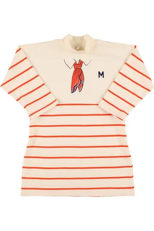 Mini Rodini Vestido De Algodón Orgánico Estampado